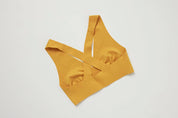Sleep, Seek & Swim Gold Bikini Top