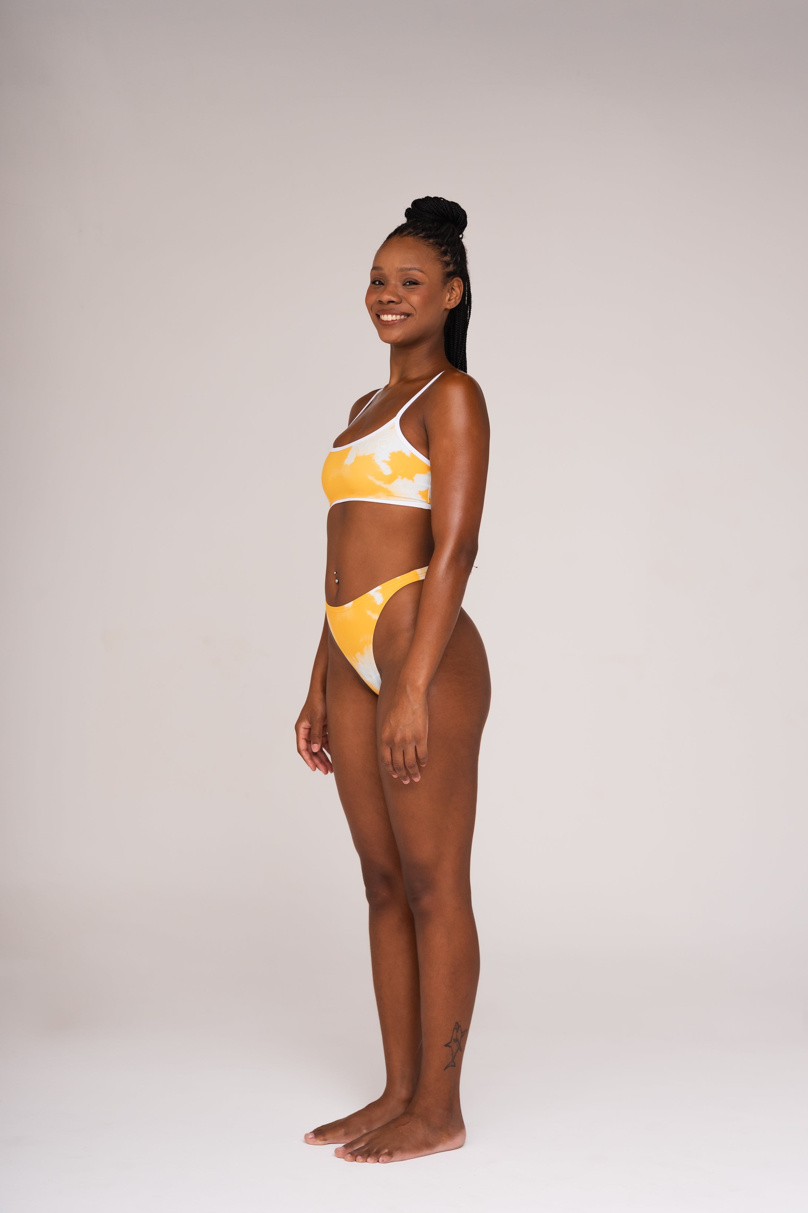Yellow Tie-Dye Momentum Bottom
