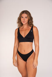 Canyon Black Bikini Top