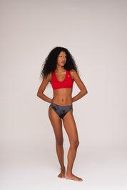 Sleep, Seek & Swim Red Bikini Top
