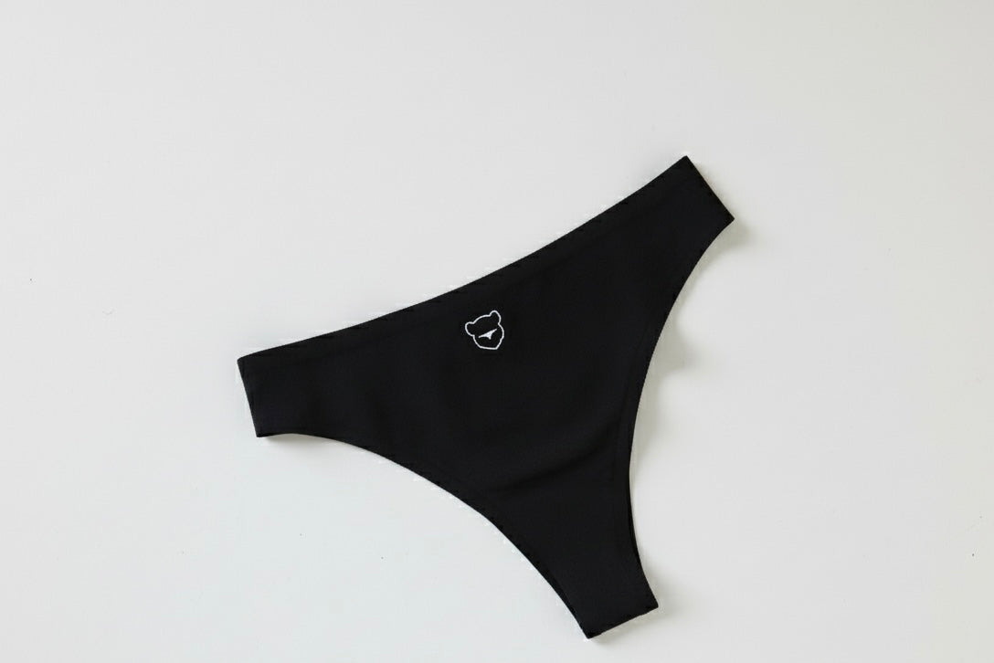 Sleep, Seek & Swim Black Bikini Bottom